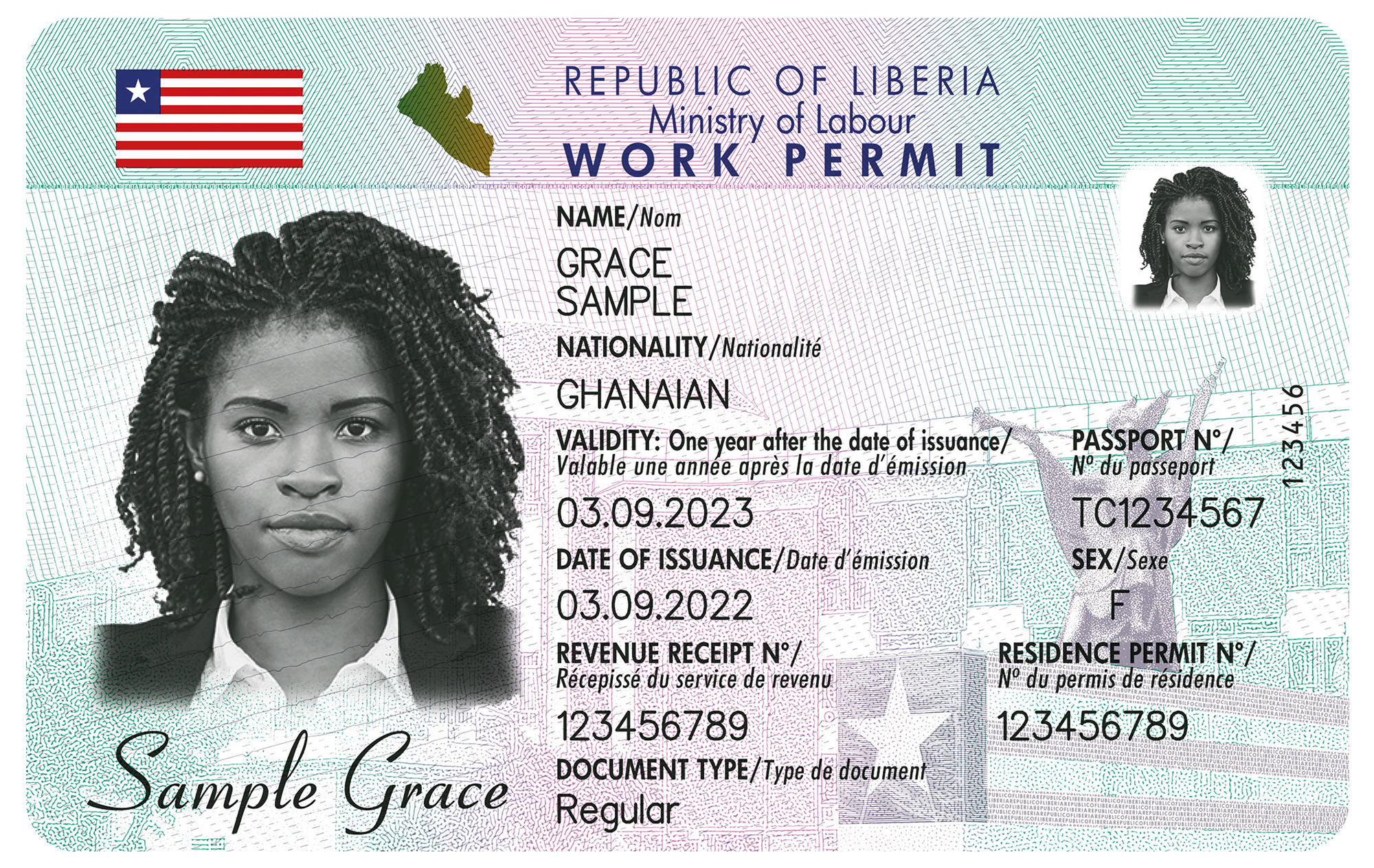 Liberia Citizen Id Card